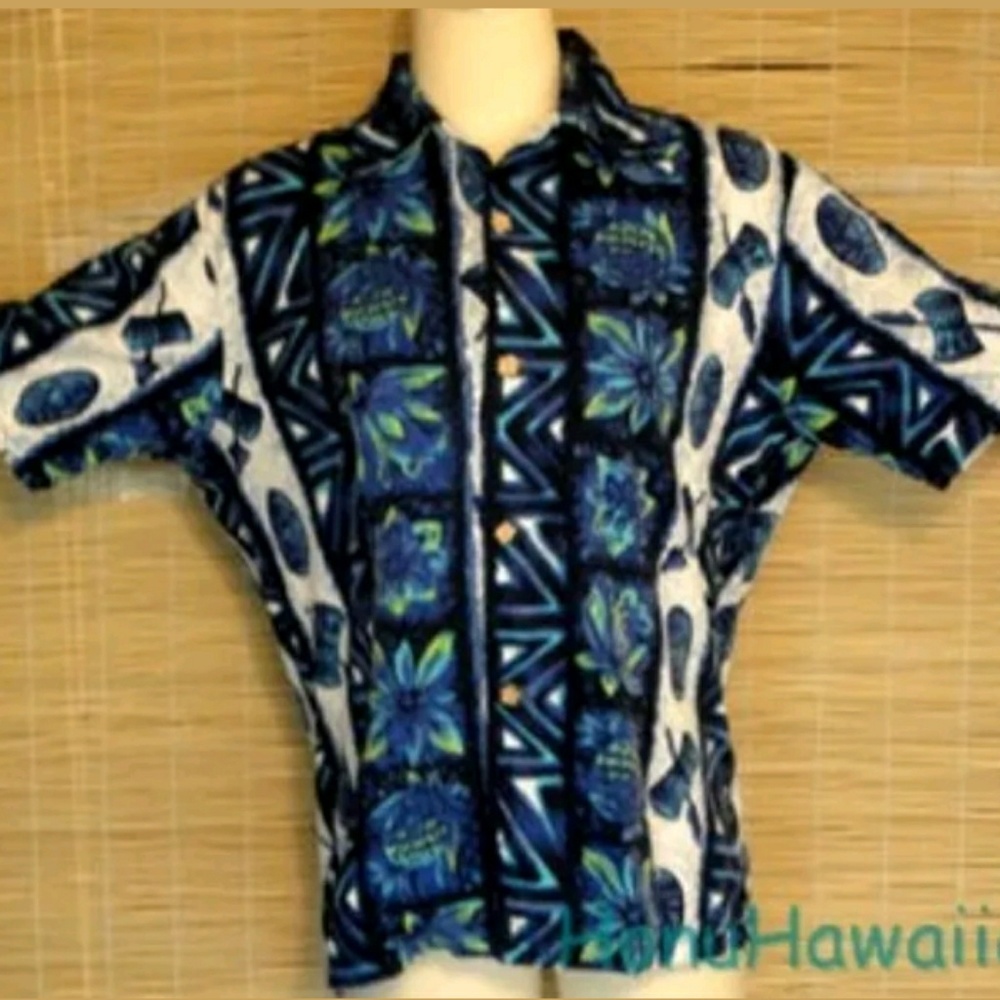 Ui-Maikai men's Hawaiian Shirt. Medium